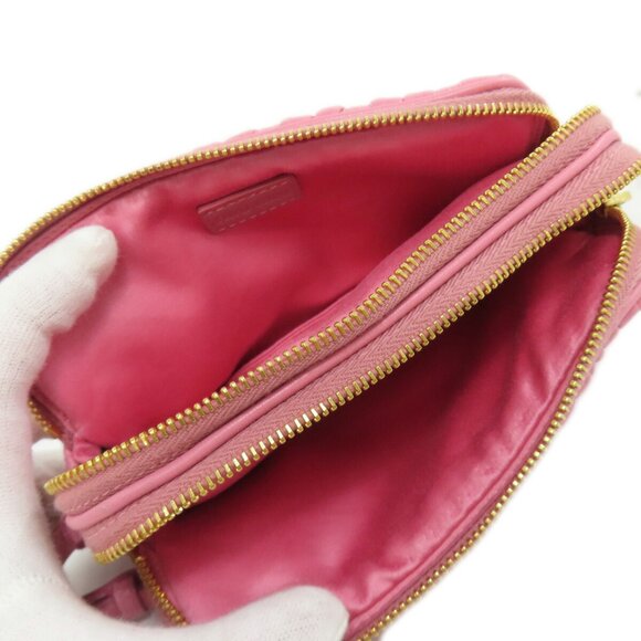Miu Miu Miu Matelasse Pouch Leather Women's MIUMIU Bags